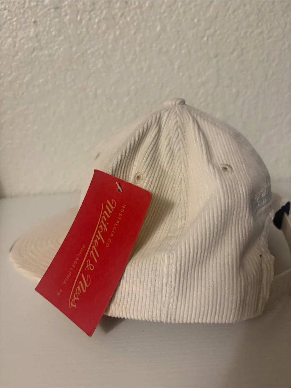King Sacramento White Corduroy Hat